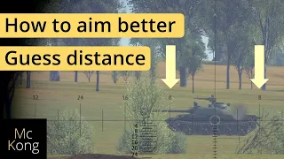 How to guess distance in War Thunder – How to aim better in war Thunder realistic battles