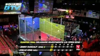 Squash : Delaware Investments U.S. Open 2012 Women's Quarter finals Part 1