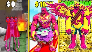 SHINCHAN Upgrading POOR PINK HULK To RICH PINK HULK In GTA 5!