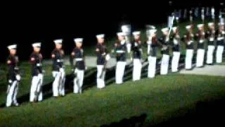 The USMC Silent Drill Platoon, 2011 drill