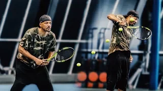 Getting Hit with a 120mph Tennis Serve SUCKS! | Will Smith Vlogs