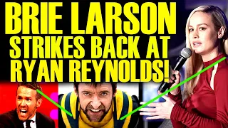 BRIE LARSON GOES TO WAR WITH RYAN REYNOLDS AFTER DEADPOOL & WOLVERINE FIASCO! DISNEY & MARVEL