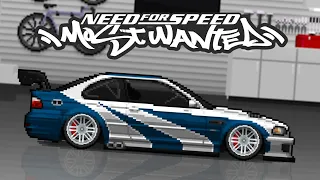 The Real BMW M3 GTR NFSMW 2005 !!? Pixel Car Racer Indonesia