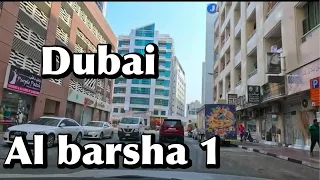 Driving tour Al Barsha 1 || Al Barsha street drive - Dubai  ||