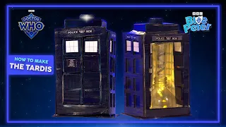 How to build a Doctor Who TARDIS out of household items | DIY arts and crafts