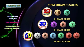 [LIVE] PCSO  9:00 PM Lotto Draw - August 29, 2023