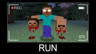 Minecraft wait what meme part 191 (scary Herobrine)