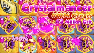 69074 Charges | Crystalmancer = 43,000,000 Crit Damage | VERY LONG GAME | COOP Rush Royale