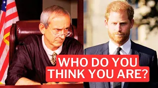 OMG! Harry's Courtroom Battle BACKFIRED HARD As Royal Judge Slaps Him with Contempt Charge.