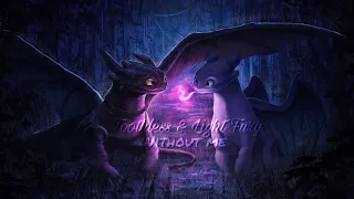 HTTYD 3-Toothless & Light Fury// Without me