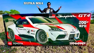 RC Traxxas Toyota Supra MK4 Car Unboxing & Testing  - Chatpat toy TV