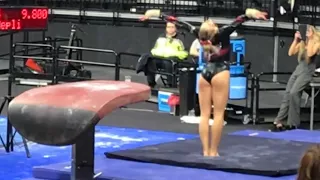 Jamie Stone (Ohio State) Vault 2018 vs Ohio State 9.775