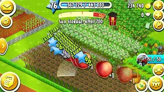 big harvest with extra xp booster ⭐️ hay day gameplay 76 level 🌞 xp güçlendiricisi ile büyük hasat