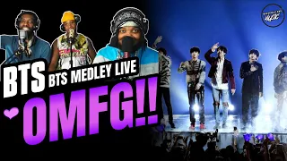 BTS (방탄소년단) MEDLEY (REACTION) | OMFG!!