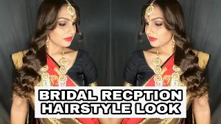 Bridal Reception HairStyle Look | Bridal Makeup | Hair and Makeup | KamalDeepMUA Part - 2