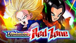 NO ITEM RUN! STAGE 1 VS. FUTURE ANDROID 17 & 18! THE ULTIMATE RED ZONE! (DBZ: Dokkan Battle)