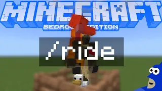 Comment utiliser le /ride sur Minecraft Bedrock ??? [CommandBlock]