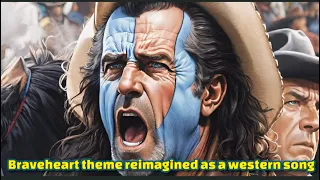 Braveheart main theme medley reimagined as a western tune - guitar cover