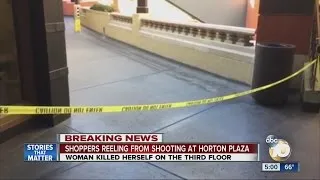 Shoppers react to shooting at Horton Plaza