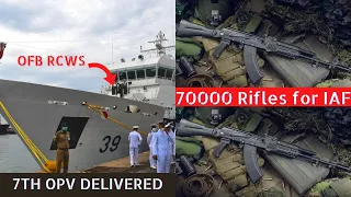 70,000 AK-103 Rifles for IAF, Contract Signed | L&T Mfgd 7th OPV inducted