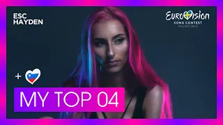 My Top 4 - Eurovision 2024 (NEW: 🇸🇮)