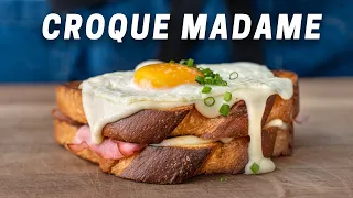 The Fanciest Easy Ham & Cheese Sandwich You Can Make (Croque Madame)