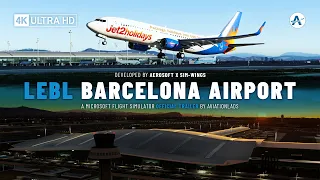 Aerosoft x Sim-Wings | Barcelona Airport | Microsoft Flight Simulator [Official Trailer]