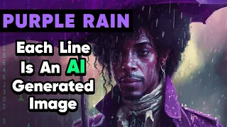 Prince - Purple Rain - But Each Line Is An AI Generated Image