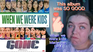 REACTING TO TWICE 'Gone' AND 'When We Were Kids'