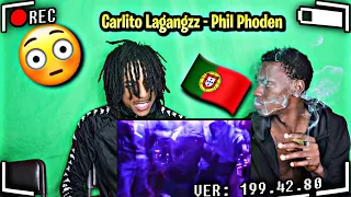 HE DISSING IN ENGLISH😭🔥!!! AMERICANS REACT TO: Carlito Lagangzz - Phil Phoden | Portugal Drill🇵🇹