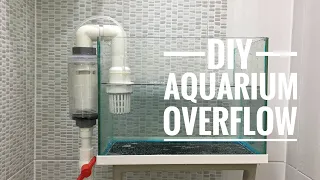 무타공 섬프수조 만들기 오버플로우 최종편 Diy Aquarium Overflow System