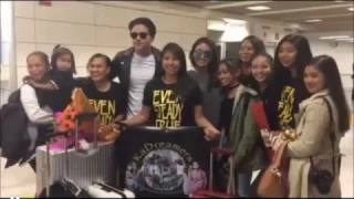 KathNiel and the team arrived at Stanbul Turkey Airport