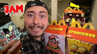 DO NOT ORDER ALL SPONGEBOB SQUAREPANTS HAPPY MEALS AT 3 AM!! (GROSS)