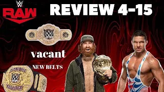 WWE Raw 4-15 Review