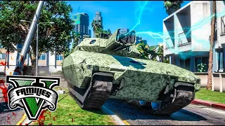 GTA 5 GUERRA DE BANDAS !! MI BANDA TIENE UN TANQUE DE BATALLA !! GTA V MODS PC Makigames