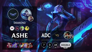 Ashe ADC vs Miss Fortune - KR Diamond Patch 12.3