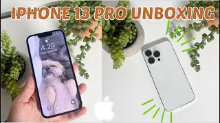 IPHONE 13 PRO UNBOXING + SET UP (cinematic mode & impressions)