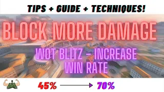 Only PRO's Block Damage Like This In WOT Blitz! Tips + techniques + guide!