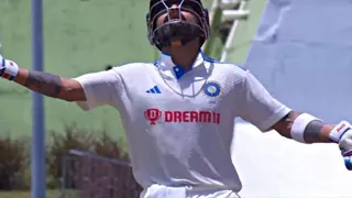 Virat Kohli crying after getting out on 76 and missing test Century again after 4 years | INDvsWI
