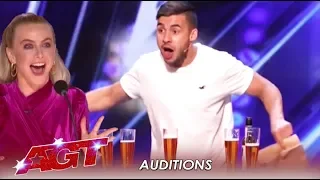 Dom Chambers: The Australian "Beer Chugging" Magician | America's Got Talent 2019