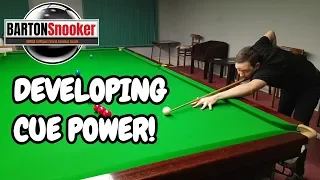 Snooker Developing Cue Power - Lesson - Coaching