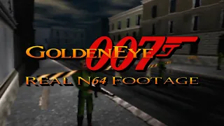 GoldenEye 007 - Streets - 00 Agent [Real N64 Footage]