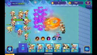 Idle Heroes: Fantasy Arcade 2.0 & Clearing Trial 2 after starting from wave 51