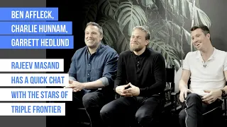 Rajeev Masand interview with Ben Affleck, Charlie Hunnam & Garrett Hedlund