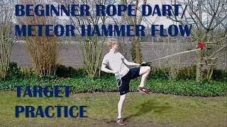 Beginner Rope Dart/Meteor Hammer Flow + Target Practice