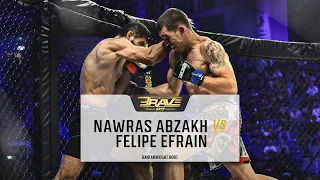 Nawras Abzakh vs. Felipe Efrain | BRAVE CF 9 | Epic KO in Round 1!