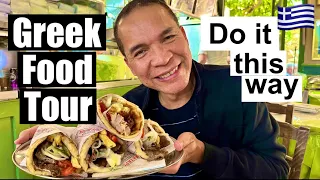 Greek Food Tour  | What to eat in Athens Greece | Greek Street Food