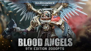 Blood Angels COMPLETE ARMY Warhammer 40K 9th Edition 2000pts