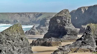 Relaxing Scenes and Sounds of Cornwall - Bedruthan Steps