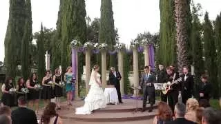 Groom Sings Original Song To Bride During Wedding Ceremony